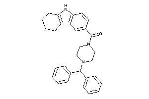 (4-benzhydrylpiperazino)-(6,7,8,9-tetrahydro-5H-carbazol-3-yl)methanone