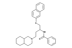 N-[3-(3,4,4a,5,6,7,8,8a-octahydro-1H-isoquinolin-2-yl)-1-[(2-naphthylthio)methyl]propyl]benzamide