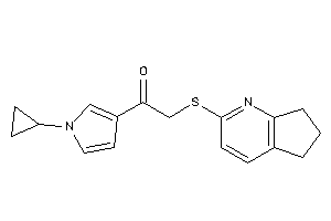 1-(1-cyclopropylpyrrol-3-yl)-2-(1-pyrindan-2-ylthio)ethanone