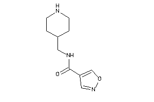 N-(4-piperidylmethyl)isoxazole-4-carboxamide