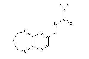 N-(3,4-dihydro-2H-1,5-benzodioxepin-7-ylmethyl)cyclopropanecarboxamide