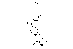 Image of 1'-(5-keto-1-phenyl-pyrrolidine-3-carbonyl)spiro[chroman-2,4'-piperidine]-4-one