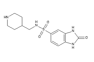 2-keto-N-(4-piperidylmethyl)-1,3-dihydrobenzimidazole-5-sulfonamide