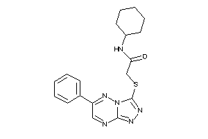 N-cyclohexyl-2-[(6-phenyl-[1,2,4]triazolo[4,3-b][1,2,4]triazin-3-yl)thio]acetamide