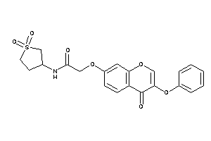 N-(1,1-diketothiolan-3-yl)-2-(4-keto-3-phenoxy-chromen-7-yl)oxy-acetamide