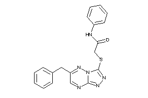 2-[(6-benzyl-[1,2,4]triazolo[4,3-b][1,2,4]triazin-3-yl)thio]-N-phenyl-acetamide