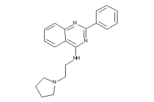 (2-phenylquinazolin-4-yl)-(2-pyrrolidinoethyl)amine