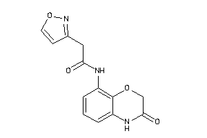 2-isoxazol-3-yl-N-(3-keto-4H-1,4-benzoxazin-8-yl)acetamide