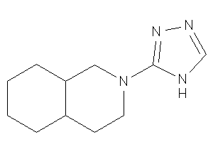 2-(4H-1,2,4-triazol-3-yl)-3,4,4a,5,6,7,8,8a-octahydro-1H-isoquinoline