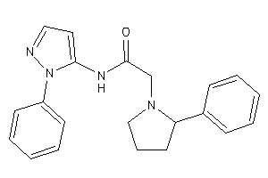 N-(2-phenylpyrazol-3-yl)-2-(2-phenylpyrrolidino)acetamide