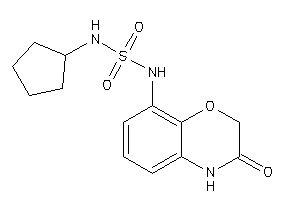 8-(cyclopentylsulfamoylamino)-4H-1,4-benzoxazin-3-one