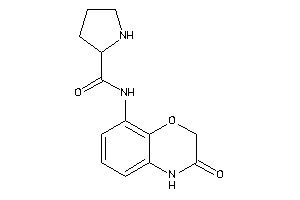 N-(3-keto-4H-1,4-benzoxazin-8-yl)pyrrolidine-2-carboxamide