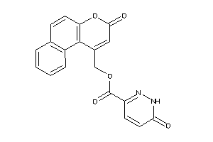 6-keto-1H-pyridazine-3-carboxylic Acid (3-ketobenzo[f]chromen-1-yl)methyl Ester