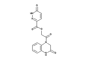 6-keto-1H-pyridazine-3-carboxylic Acid [2-keto-2-(3-keto-2,4-dihydroquinoxalin-1-yl)ethyl] Ester