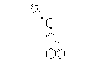 2-[2-(4H-1,3-benzodioxin-8-yl)ethylcarbamoylamino]-N-(2-furfuryl)acetamide