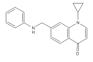 7-(anilinomethyl)-1-cyclopropyl-4-quinolone