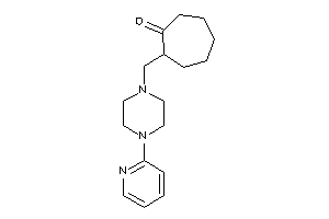 2-[[4-(2-pyridyl)piperazino]methyl]cycloheptanone