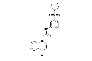 2-(4-ketocinnolin-1-yl)-N-(3-pyrrolidinosulfonylphenyl)acetamide