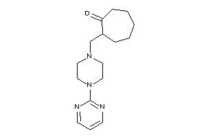 2-[[4-(2-pyrimidyl)piperazino]methyl]cycloheptanone