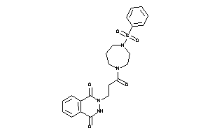 3-[3-(4-besyl-1,4-diazepan-1-yl)-3-keto-propyl]-2H-phthalazine-1,4-quinone