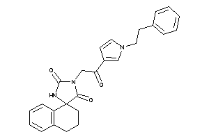 3-[2-keto-2-(1-phenethylpyrrol-3-yl)ethyl]spiro[imidazolidine-5,1'-tetralin]-2,4-quinone