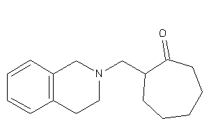 2-(3,4-dihydro-1H-isoquinolin-2-ylmethyl)cycloheptanone