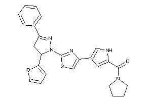 [4-[2-[5-(2-furyl)-3-phenyl-2-pyrazolin-1-yl]thiazol-4-yl]-1H-pyrrol-2-yl]-pyrrolidino-methanone