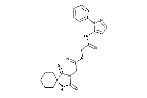 2-(2,4-diketo-1,3-diazaspiro[4.5]decan-3-yl)acetic Acid [2-keto-2-[(2-phenylpyrazol-3-yl)amino]ethyl] Ester