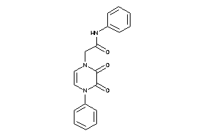 2-(2,3-diketo-4-phenyl-pyrazin-1-yl)-N-phenyl-acetamide