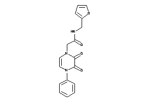 2-(2,3-diketo-4-phenyl-pyrazin-1-yl)-N-(2-furfuryl)acetamide