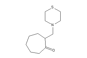 2-(thiomorpholinomethyl)cycloheptanone