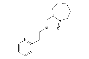 2-[[2-(2-pyridyl)ethylamino]methyl]cycloheptanone