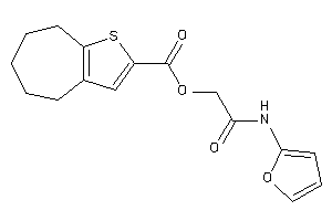 5,6,7,8-tetrahydro-4H-cyclohepta[b]thiophene-2-carboxylic Acid [2-(2-furylamino)-2-keto-ethyl] Ester