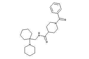 1-benzoyl-N-[(1-piperidinocyclohexyl)methyl]isonipecotamide