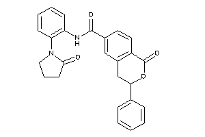 1-keto-N-[2-(2-ketopyrrolidino)phenyl]-3-phenyl-isochroman-6-carboxamide