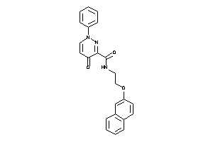 4-keto-N-[2-(2-naphthoxy)ethyl]-1-phenyl-pyridazine-3-carboxamide