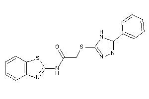 N-(1,3-benzothiazol-2-yl)-2-[(5-phenyl-4H-1,2,4-triazol-3-yl)thio]acetamide