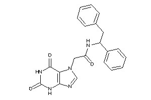 2-(2,6-diketo-3H-purin-7-yl)-N-(1,2-diphenylethyl)acetamide