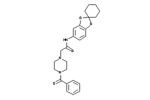 2-(4-benzoylpiperazino)-N-spiro[1,3-benzodioxole-2,1'-cyclohexane]-5-yl-acetamide