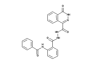 Image of N-[2-[[(4-keto-3H-phthalazine-1-carbonyl)amino]carbamoyl]phenyl]benzamide