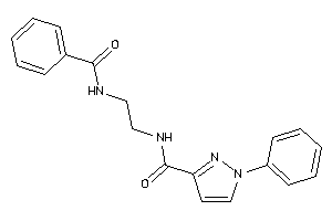 Image of N-(2-benzamidoethyl)-1-phenyl-pyrazole-3-carboxamide