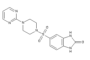 Image of 5-[4-(2-pyrimidyl)piperazino]sulfonyl-1,3-dihydrobenzimidazol-2-one