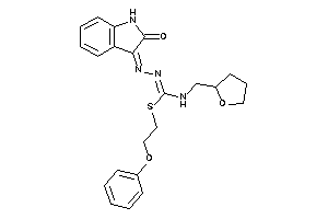 Image of 3-[(2-ketoindolin-3-ylidene)amino]-2-(2-phenoxyethyl)-1-(tetrahydrofurfuryl)isothiourea