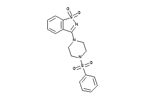 3-(4-besylpiperazino)-1,2-benzothiazole 1,1-dioxide