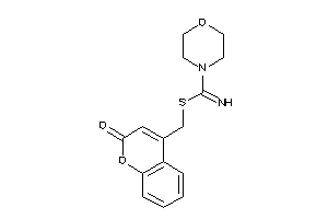 Morpholine-4-carboximidothioic Acid (2-ketochromen-4-yl)methyl Ester