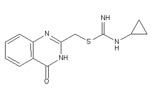 1-cyclopropyl-2-[(4-keto-3H-quinazolin-2-yl)methyl]isothiourea