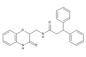 Image of N-[(3-keto-4H-1,4-benzoxazin-2-yl)methyl]-3,3-diphenyl-propionamide