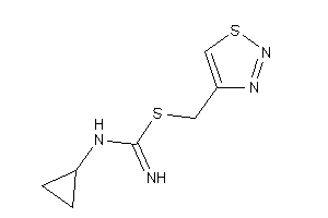 1-cyclopropyl-2-(thiadiazol-4-ylmethyl)isothiourea