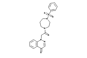 1-[2-(4-besyl-1,4-diazepan-1-yl)-2-keto-ethyl]cinnolin-4-one