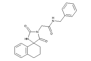 Image of N-benzyl-2-(2,5-diketospiro[imidazolidine-4,1'-tetralin]-1-yl)acetamide